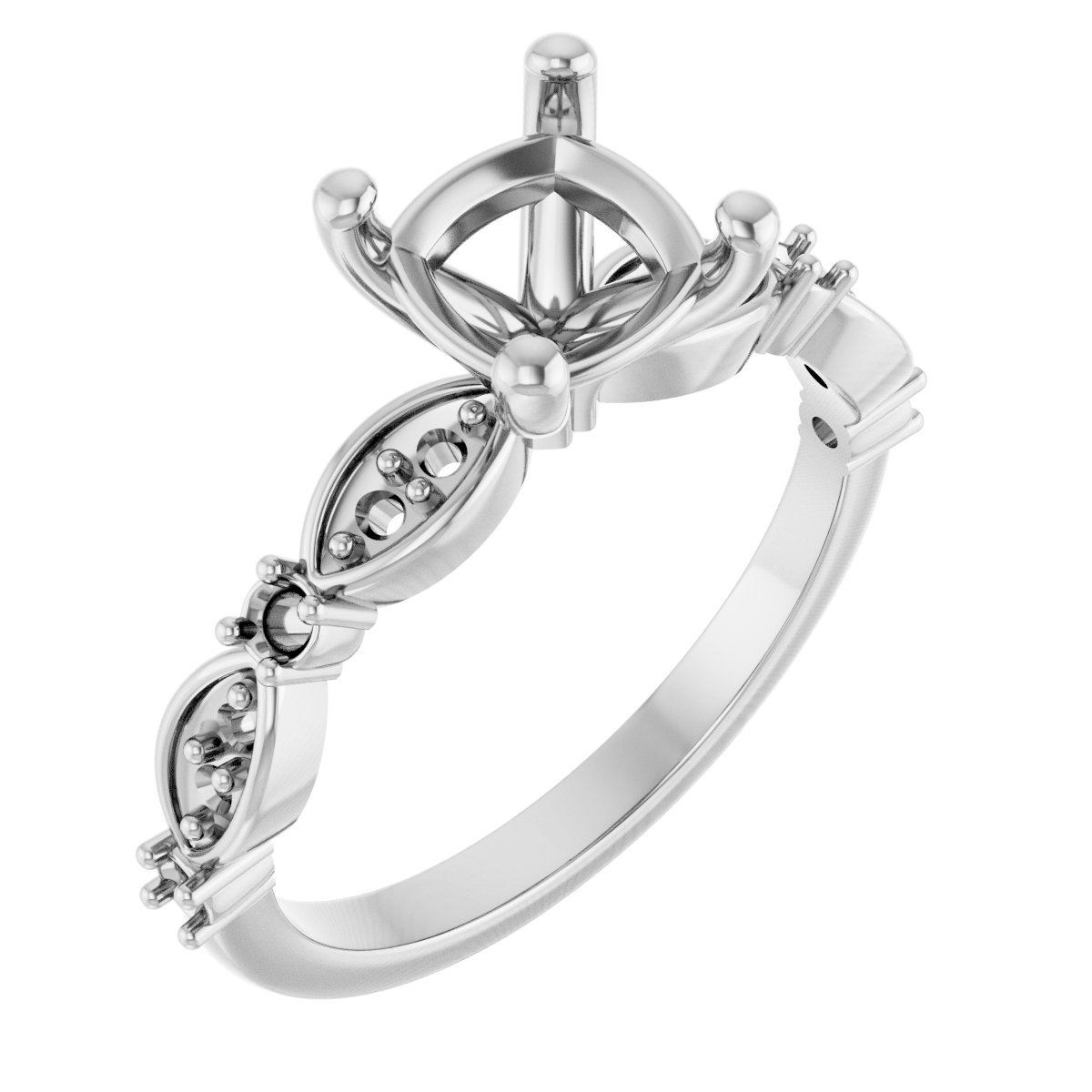 Accented Engagement Ring
