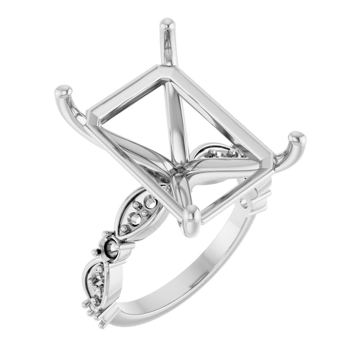 Accented Engagement Ring