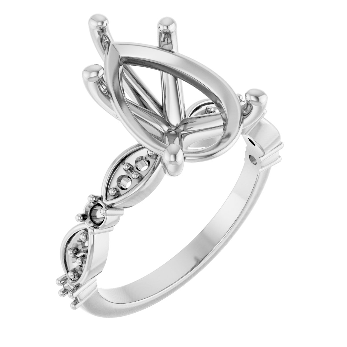 Accented Engagement Ring
