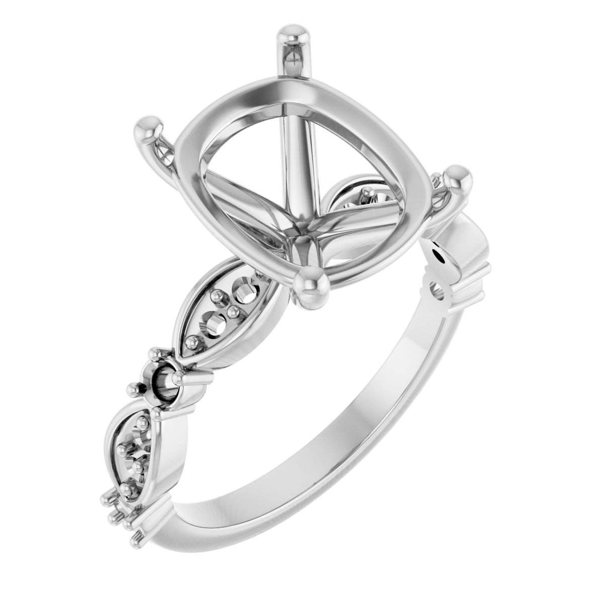 Accented Engagement Ring