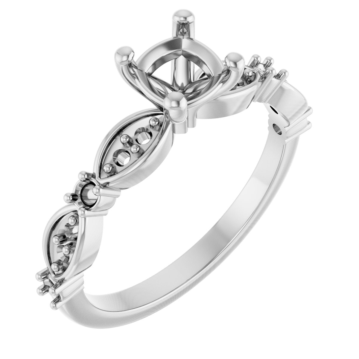 Accented Engagement Ring