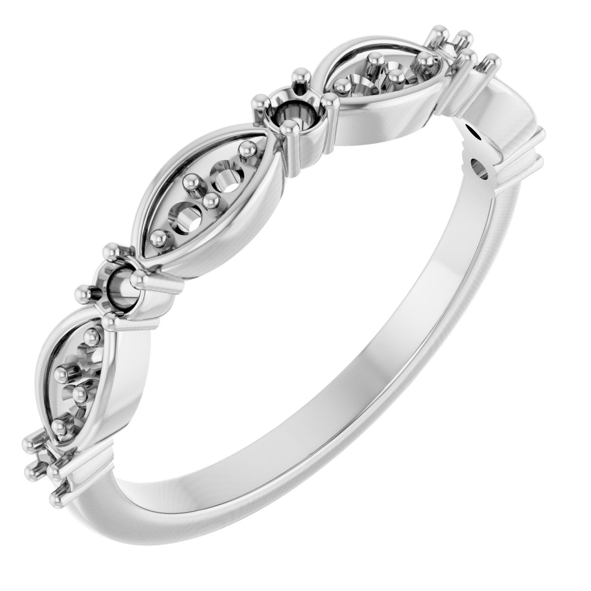 14k White Gold