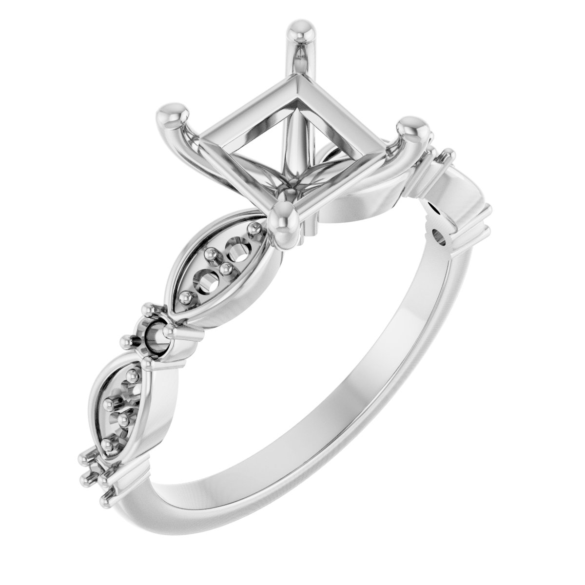 Accented Engagement Ring
