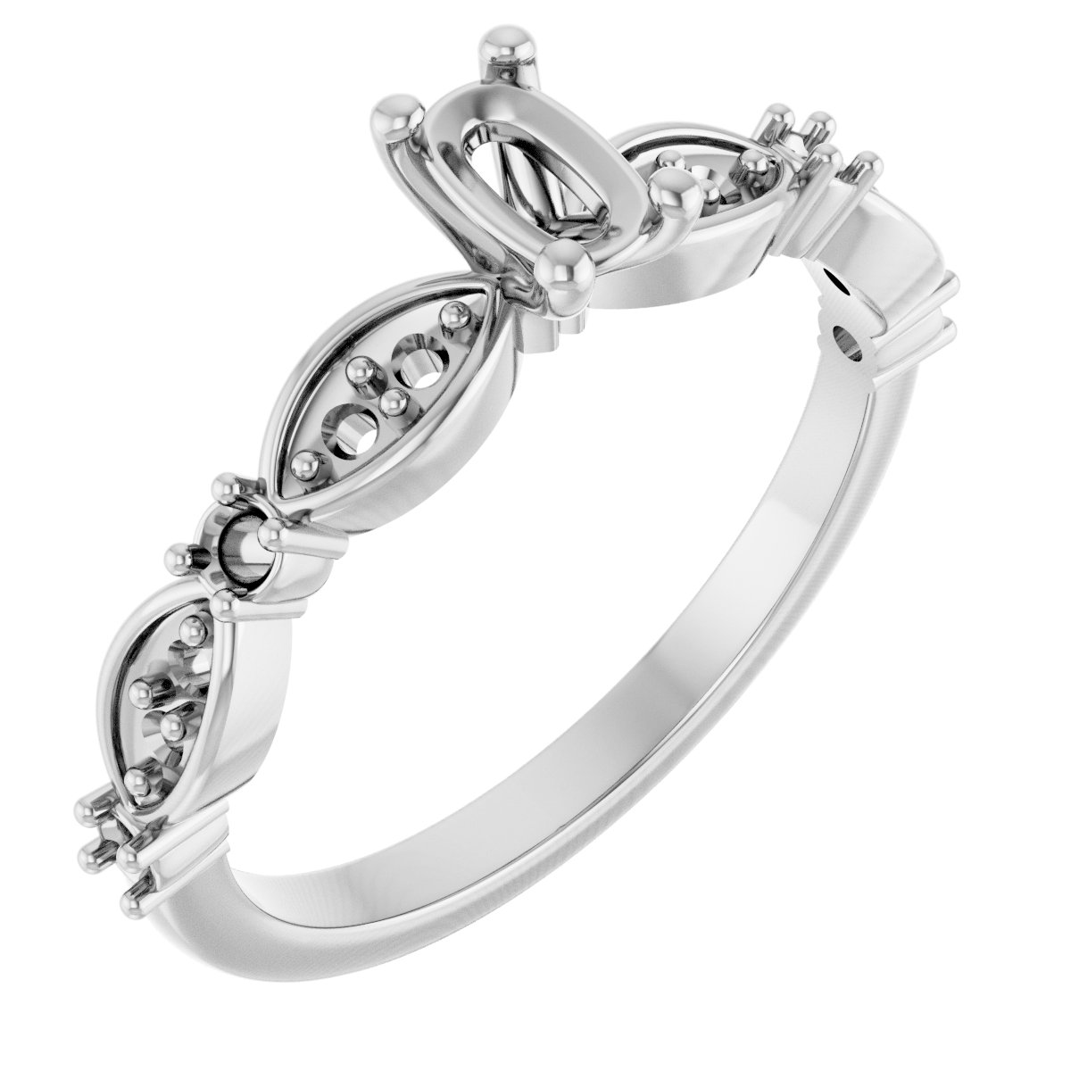 Accented Engagement Ring