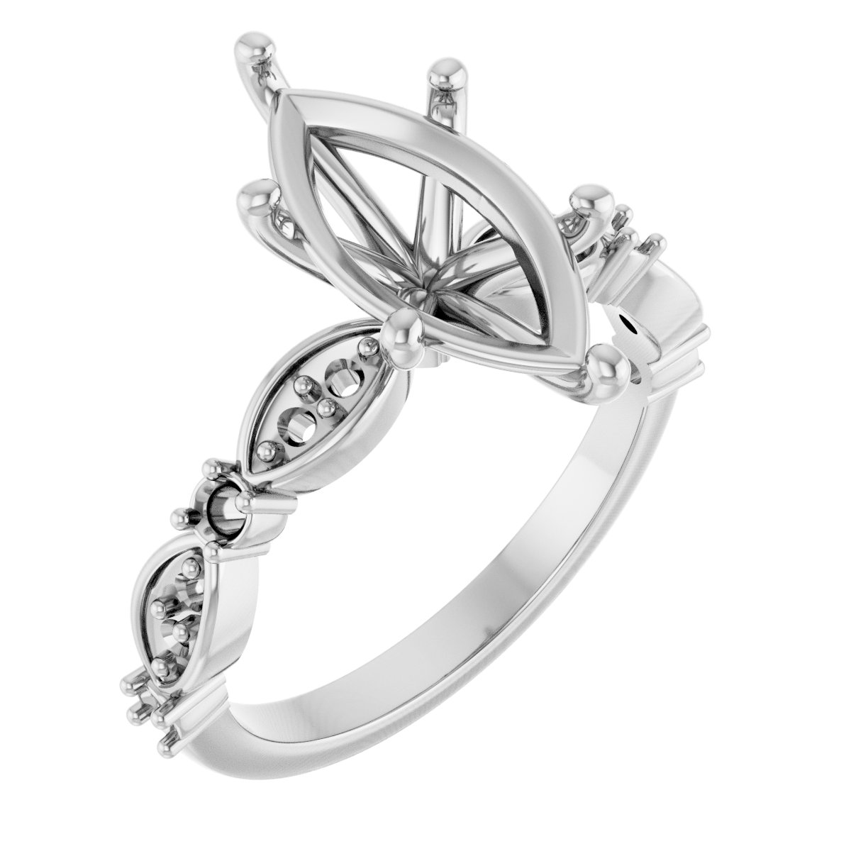 Accented Engagement Ring