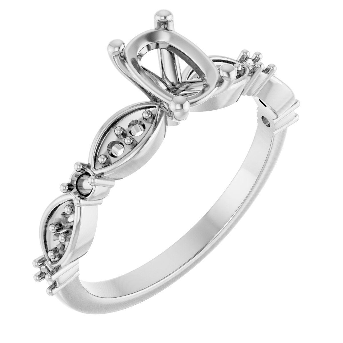 Accented Engagement Ring