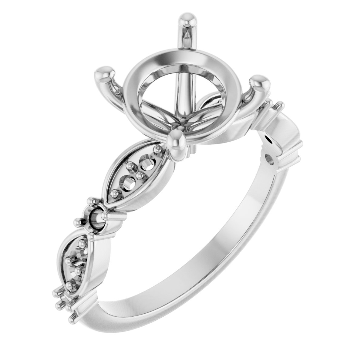 Accented Engagement Ring