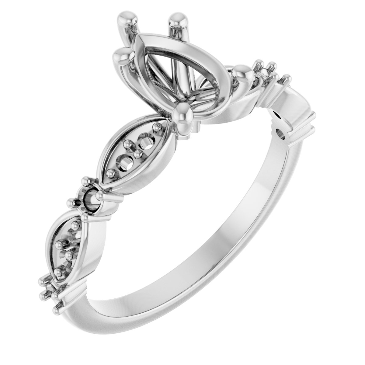 Accented Engagement Ring