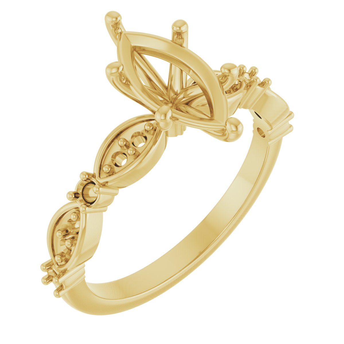 Accented Engagement Ring