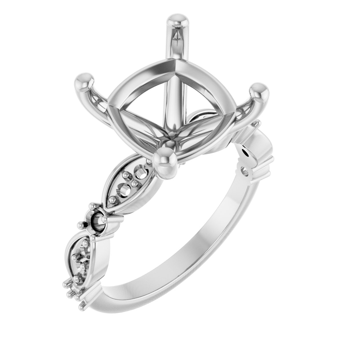 Accented Engagement Ring