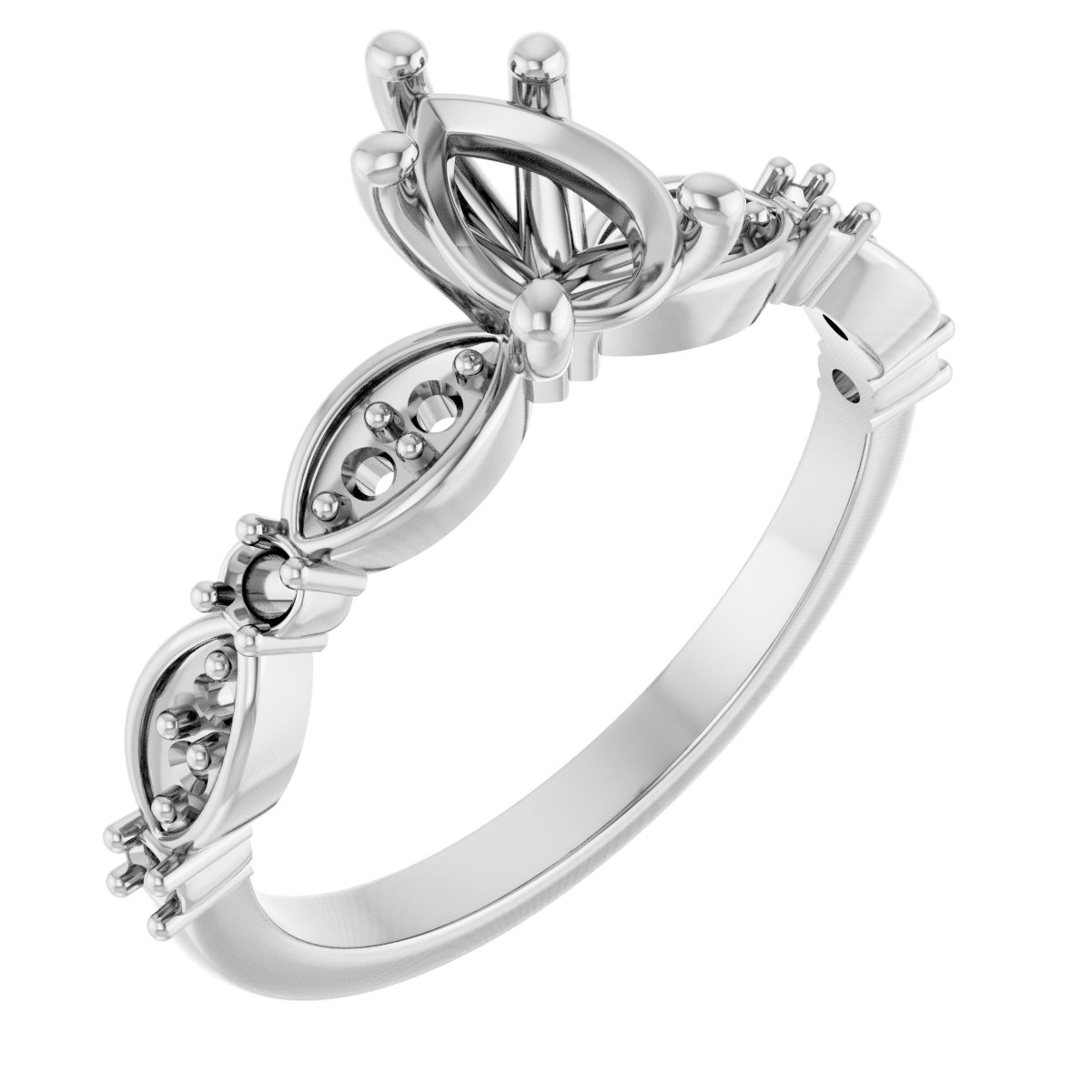 Accented Engagement Ring