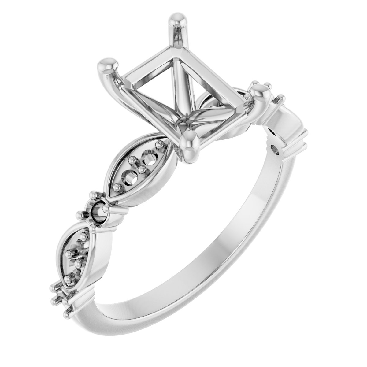 Accented Engagement Ring