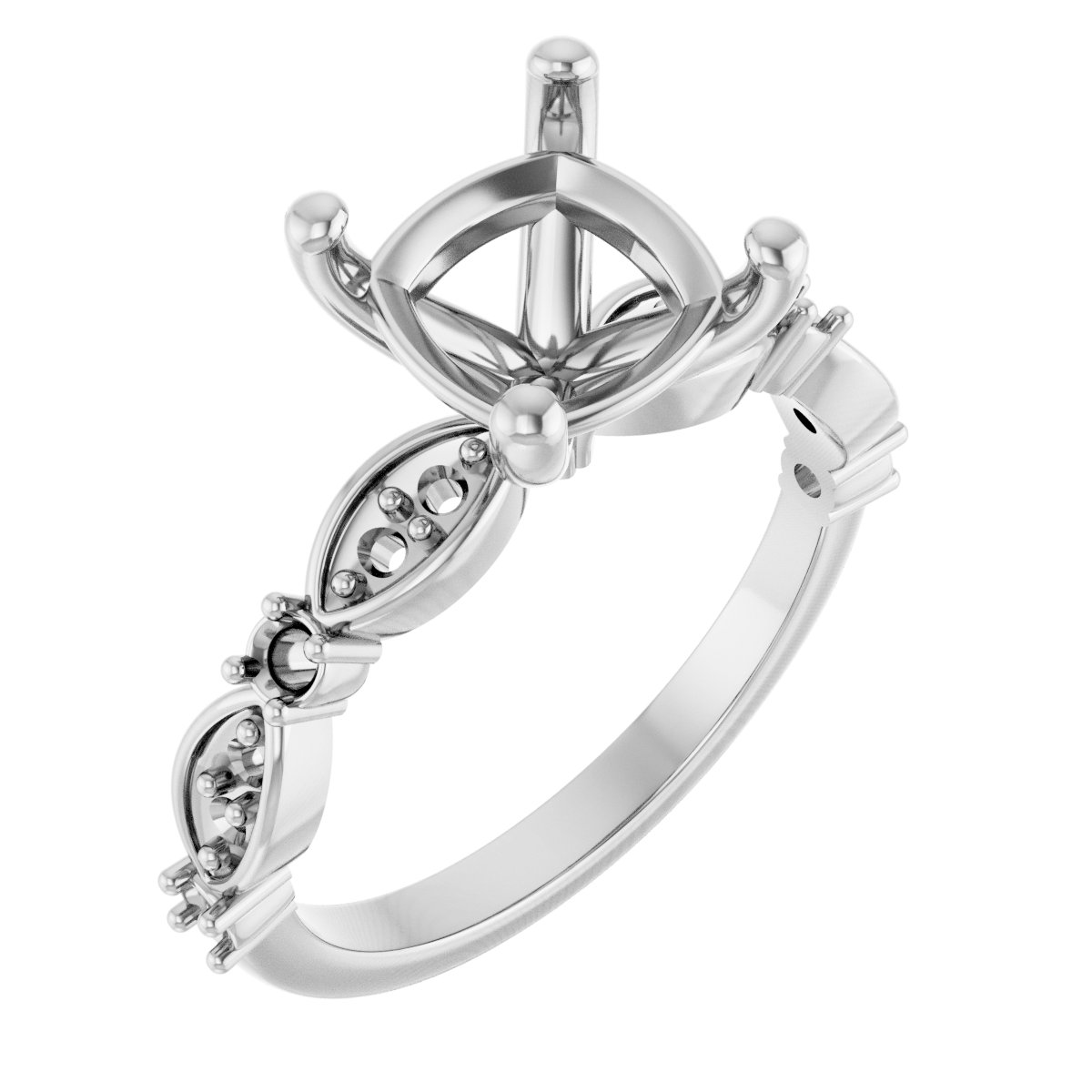 Accented Engagement Ring