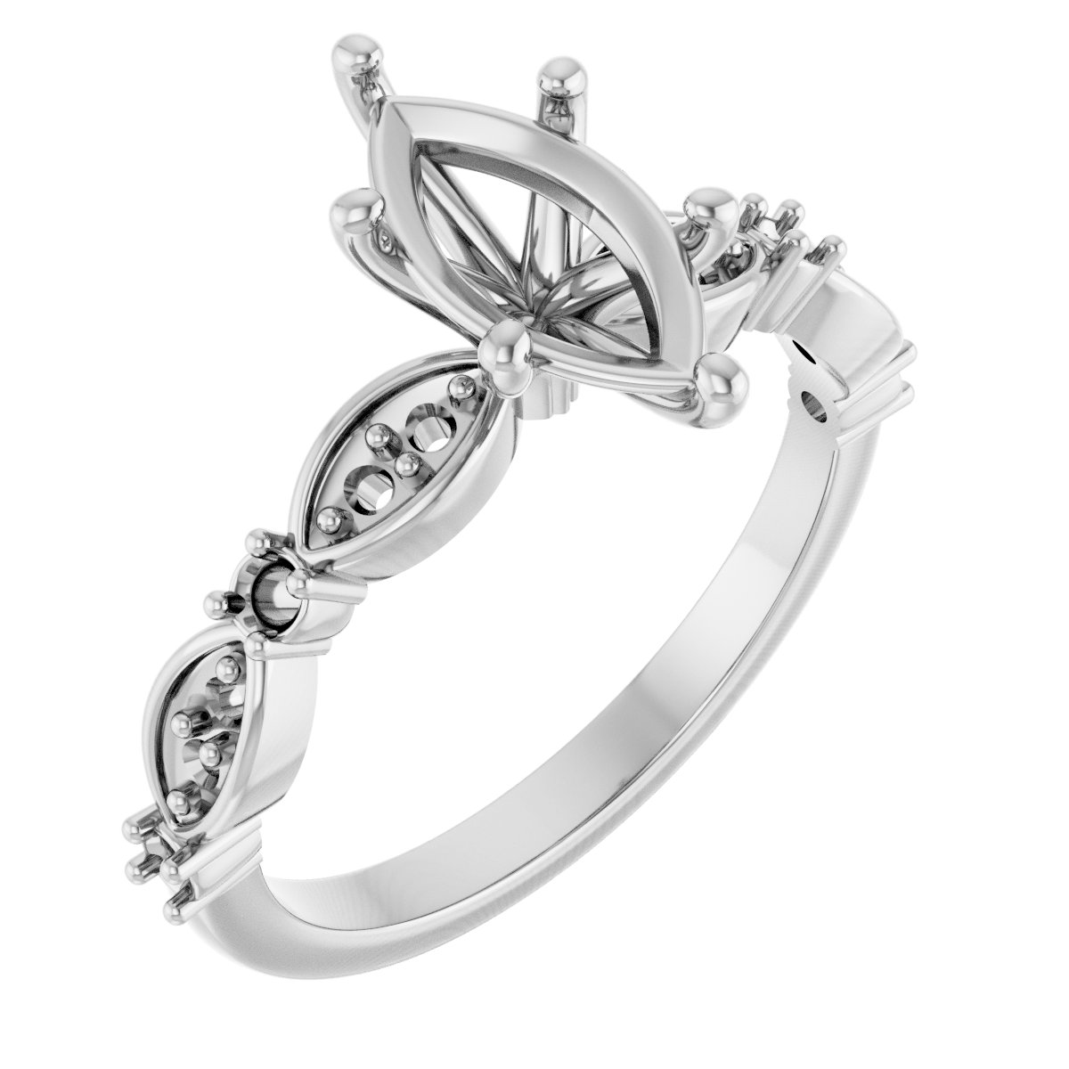 Accented Engagement Ring