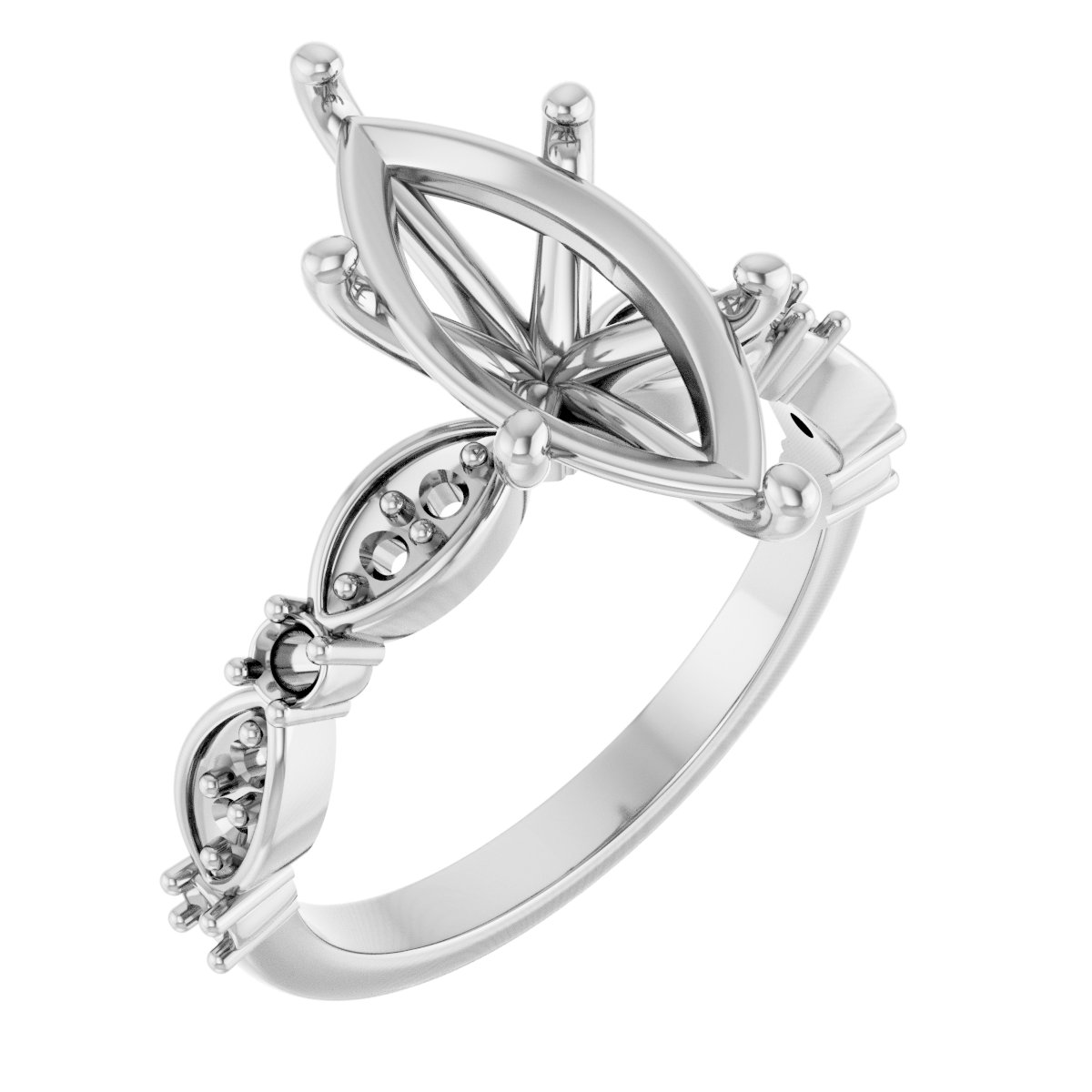 Accented Engagement Ring