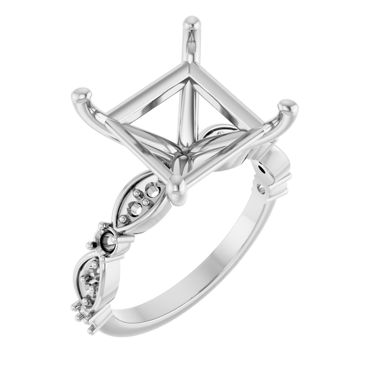 Accented Engagement Ring
