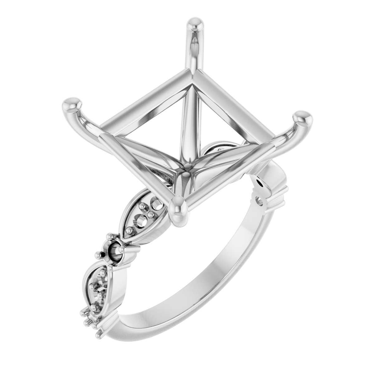 Accented Engagement Ring