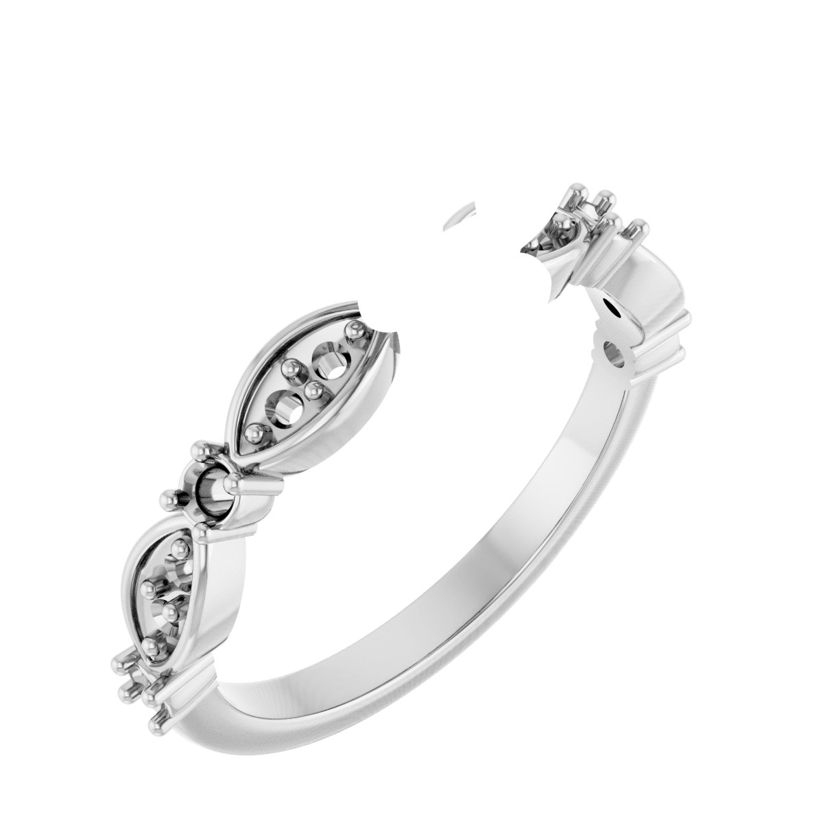 Accented Engagement Ring