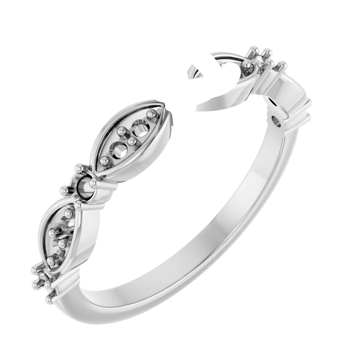 Accented Engagement Ring