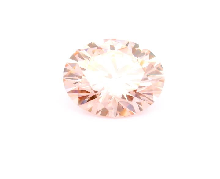 ROUND 5.09ct Fancy Vivid Pink VVS2