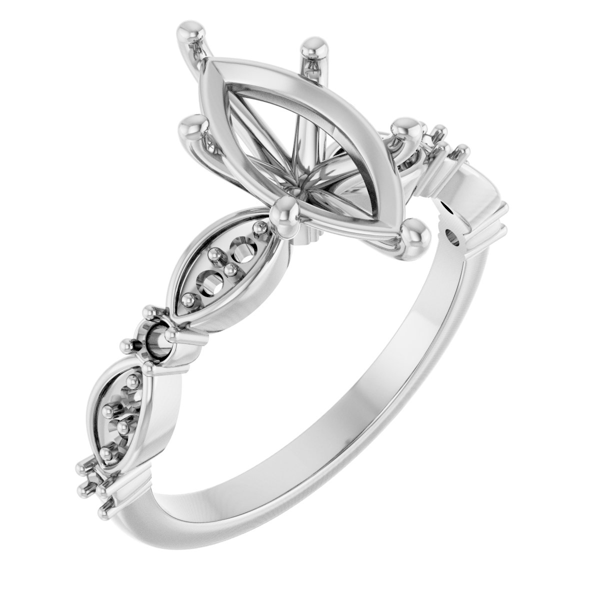 Accented Engagement Ring