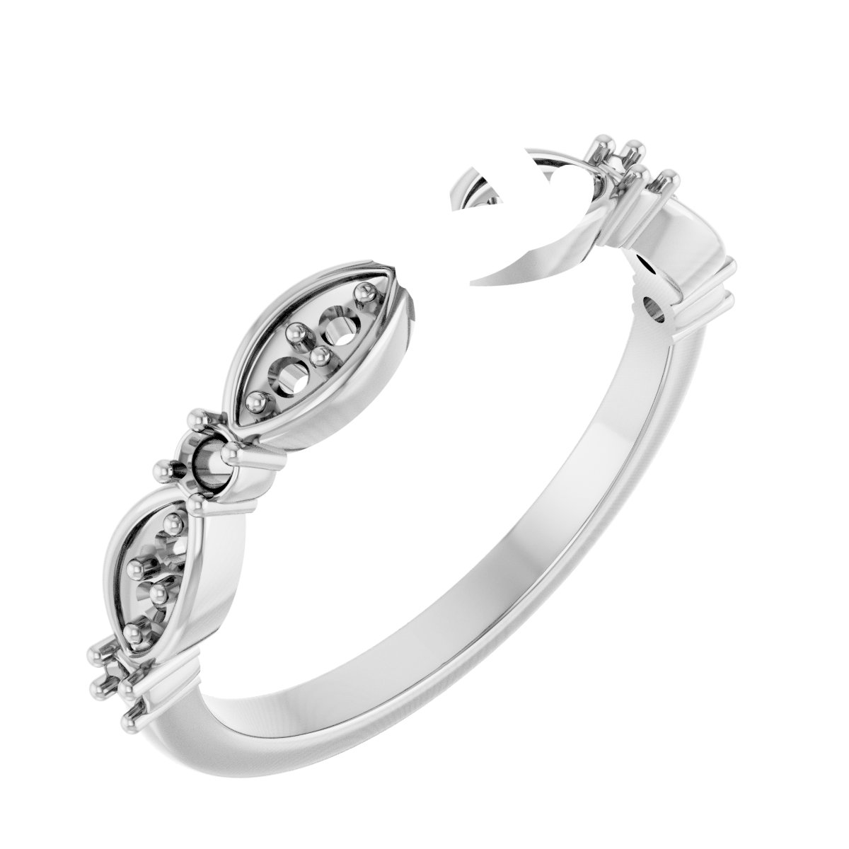 Accented Engagement Ring