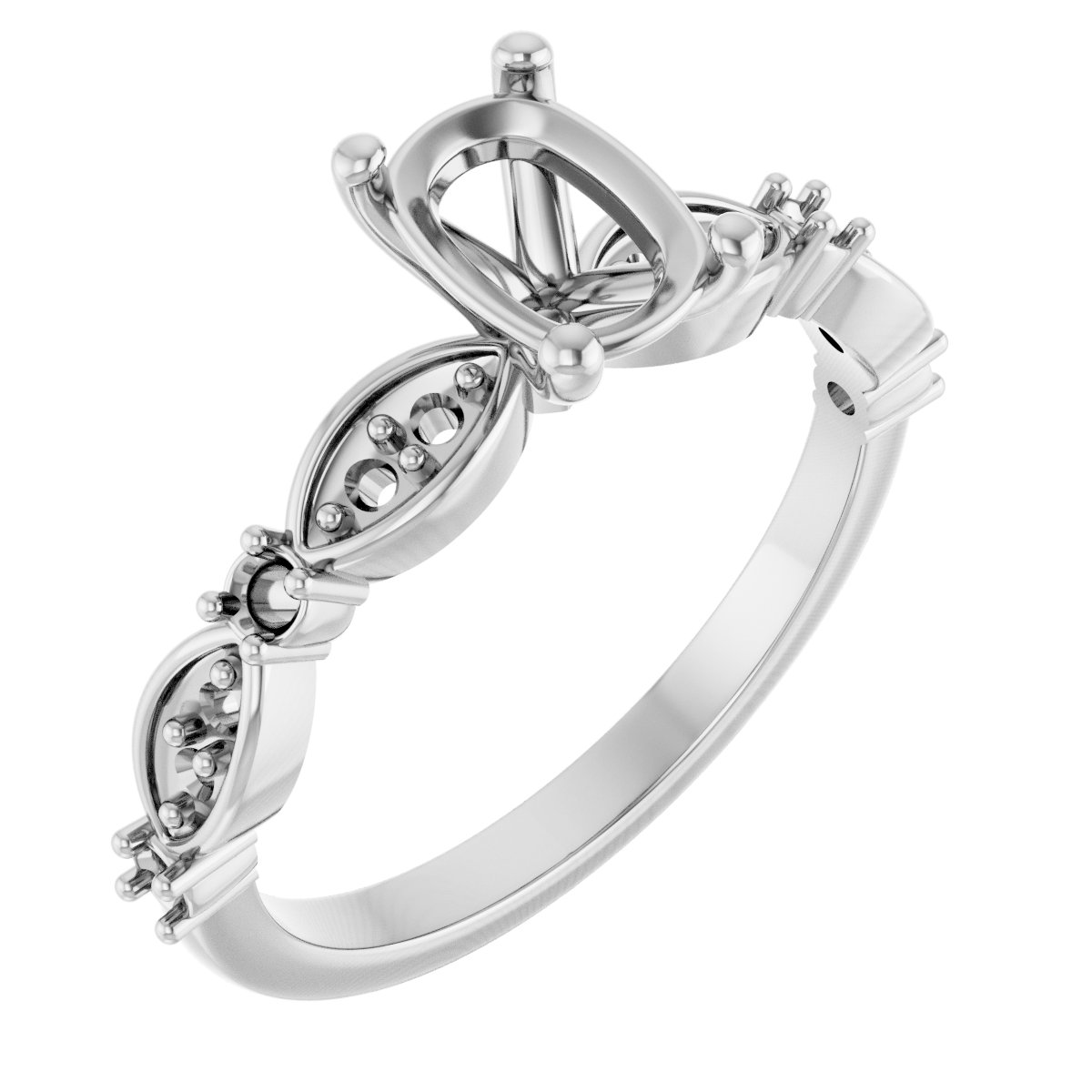 Accented Engagement Ring