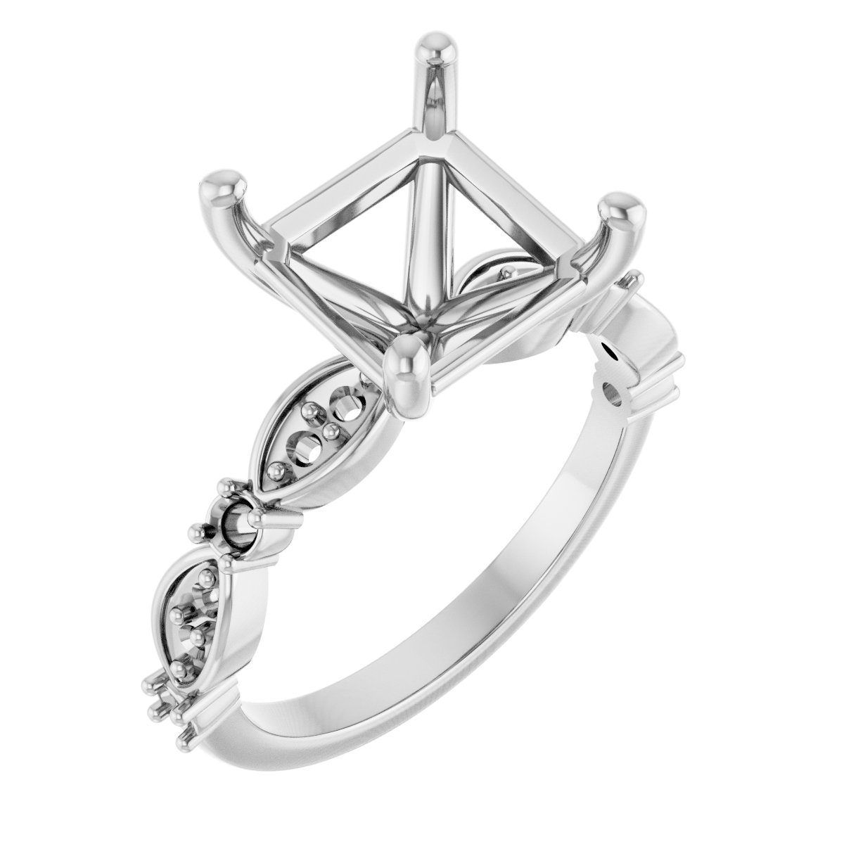 Accented Engagement Ring