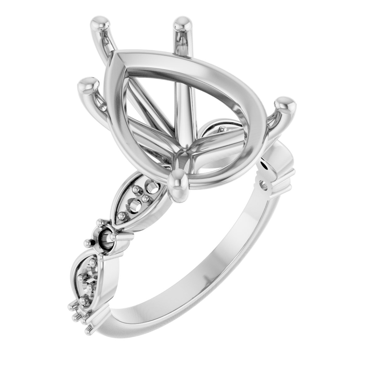 Accented Engagement Ring