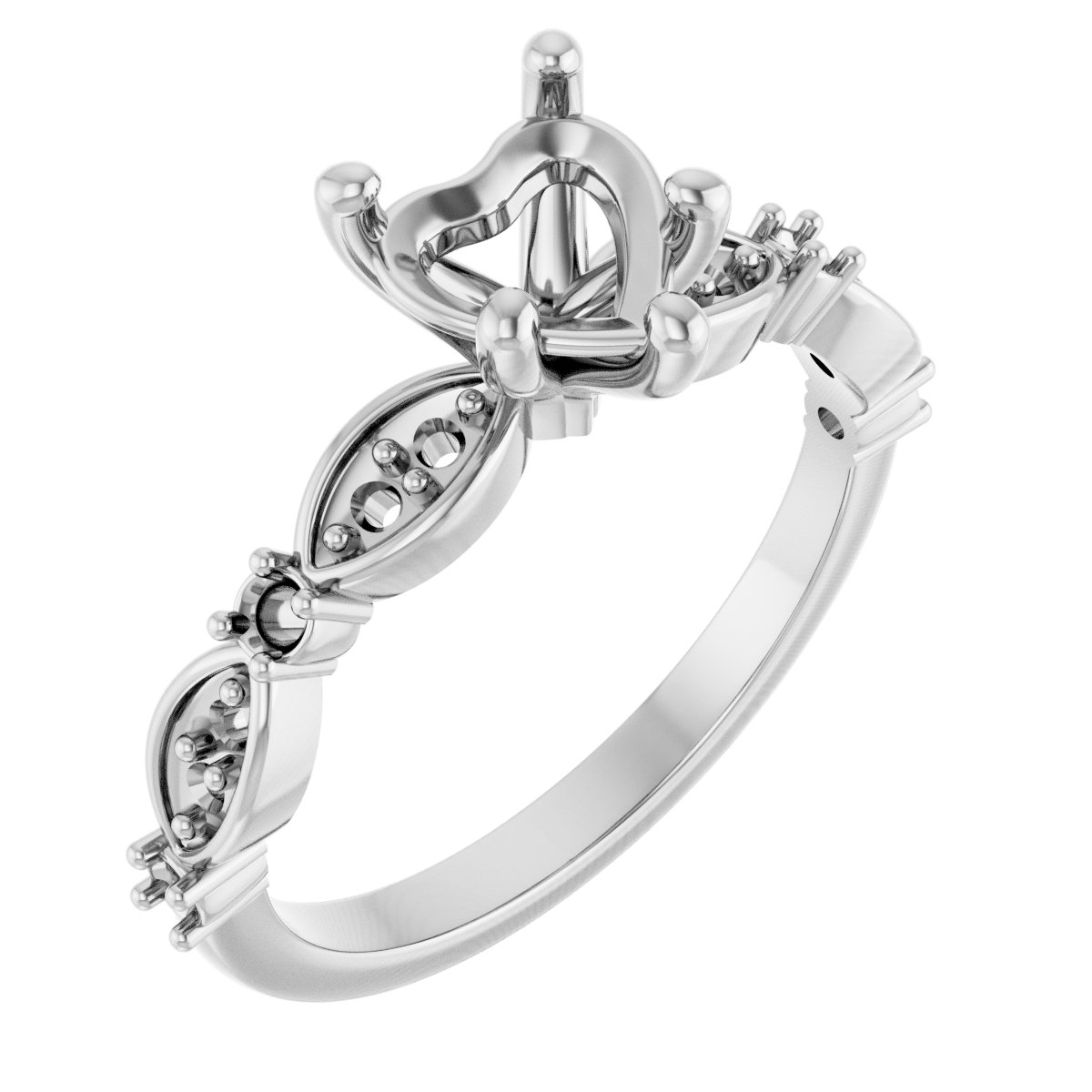 Accented Engagement Ring