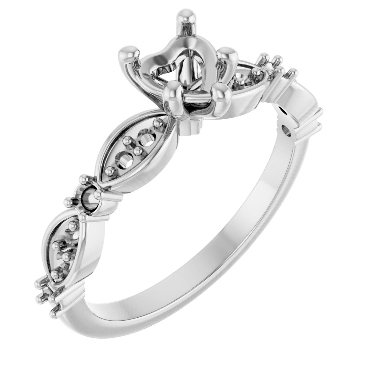Accented Engagement Ring