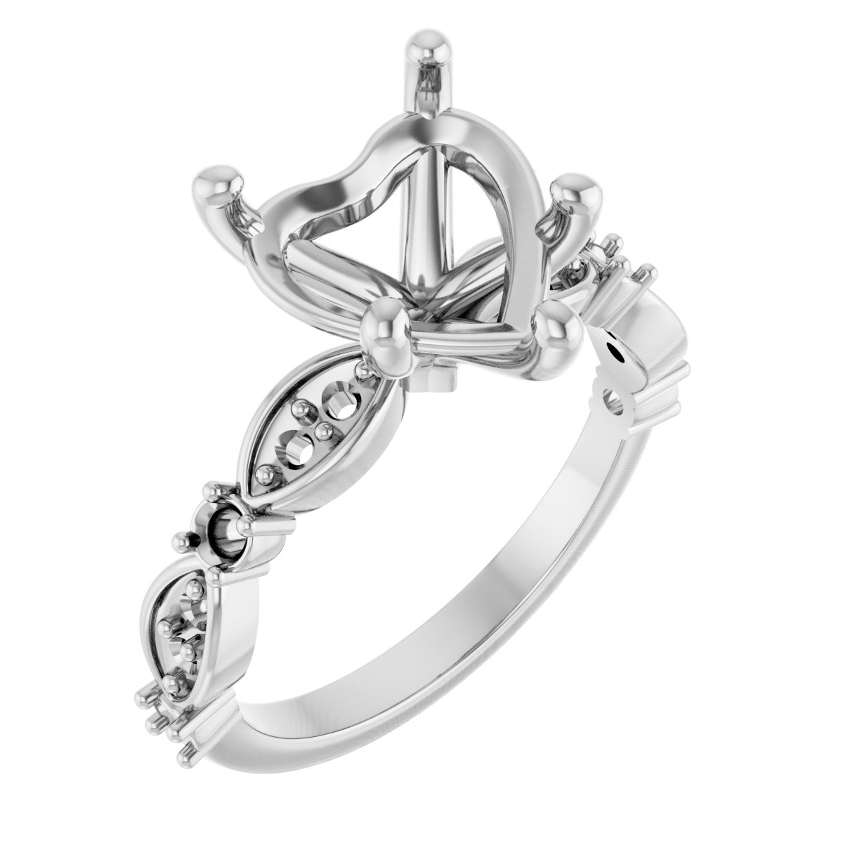 Accented Engagement Ring