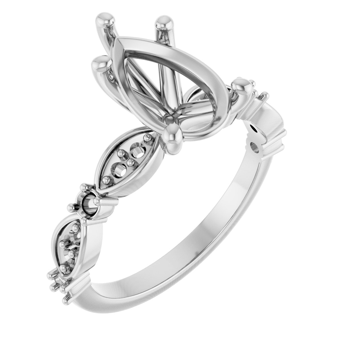 Accented Engagement Ring