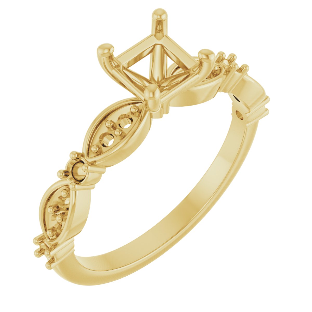 Accented Engagement Ring