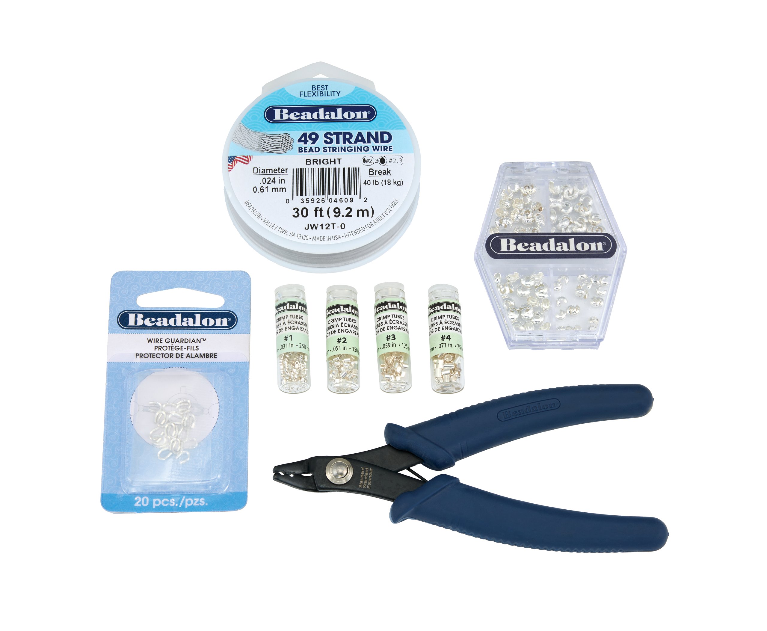 Beadalon® Silver Colored Beading Kit