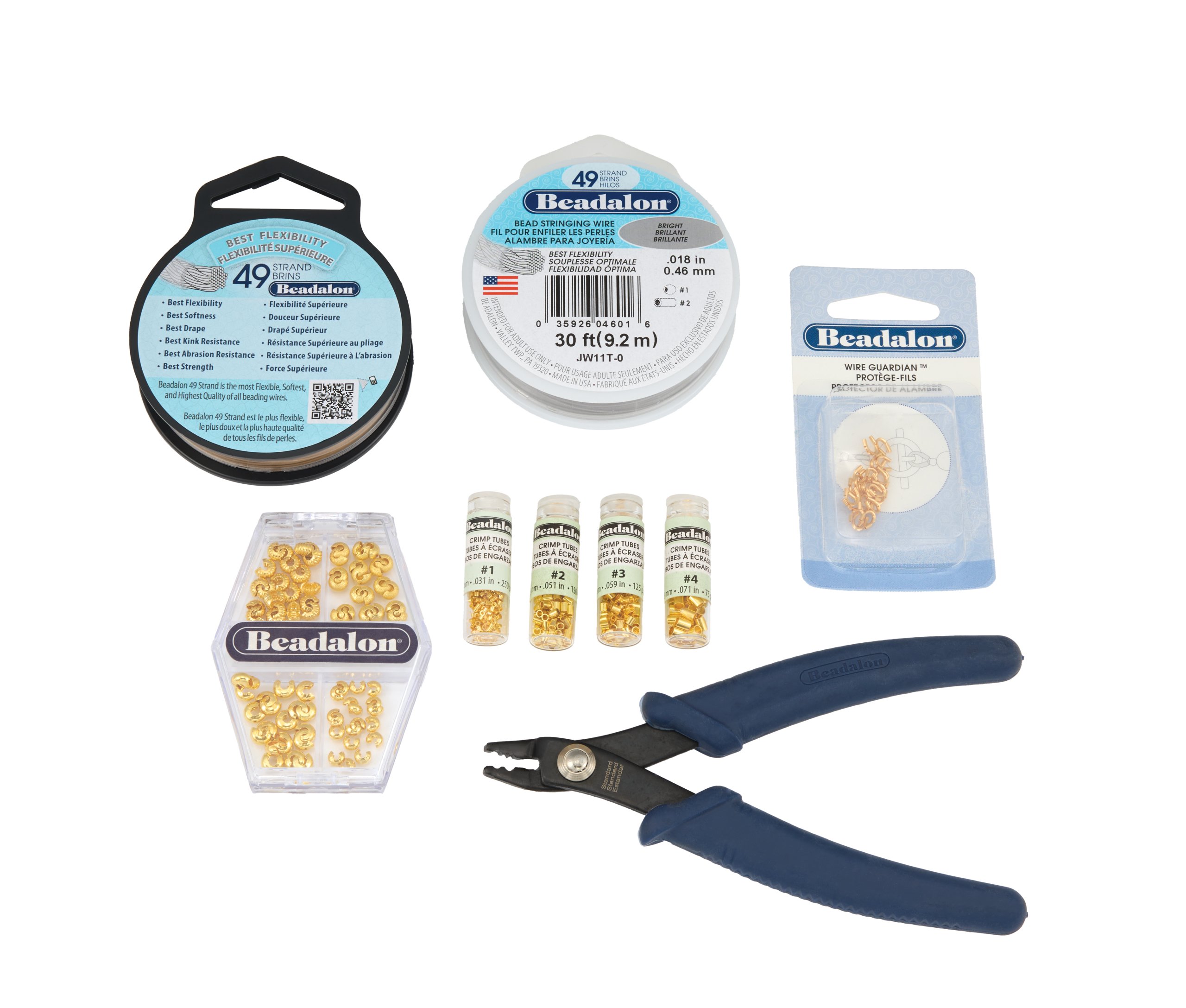 Beadalon® Gold Colored Beading Kit