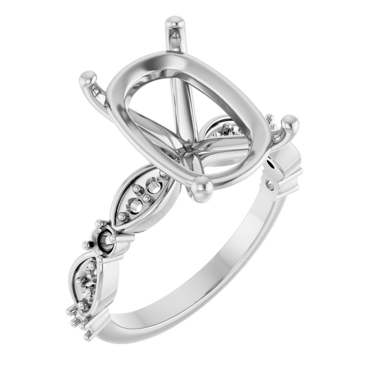Accented Engagement Ring