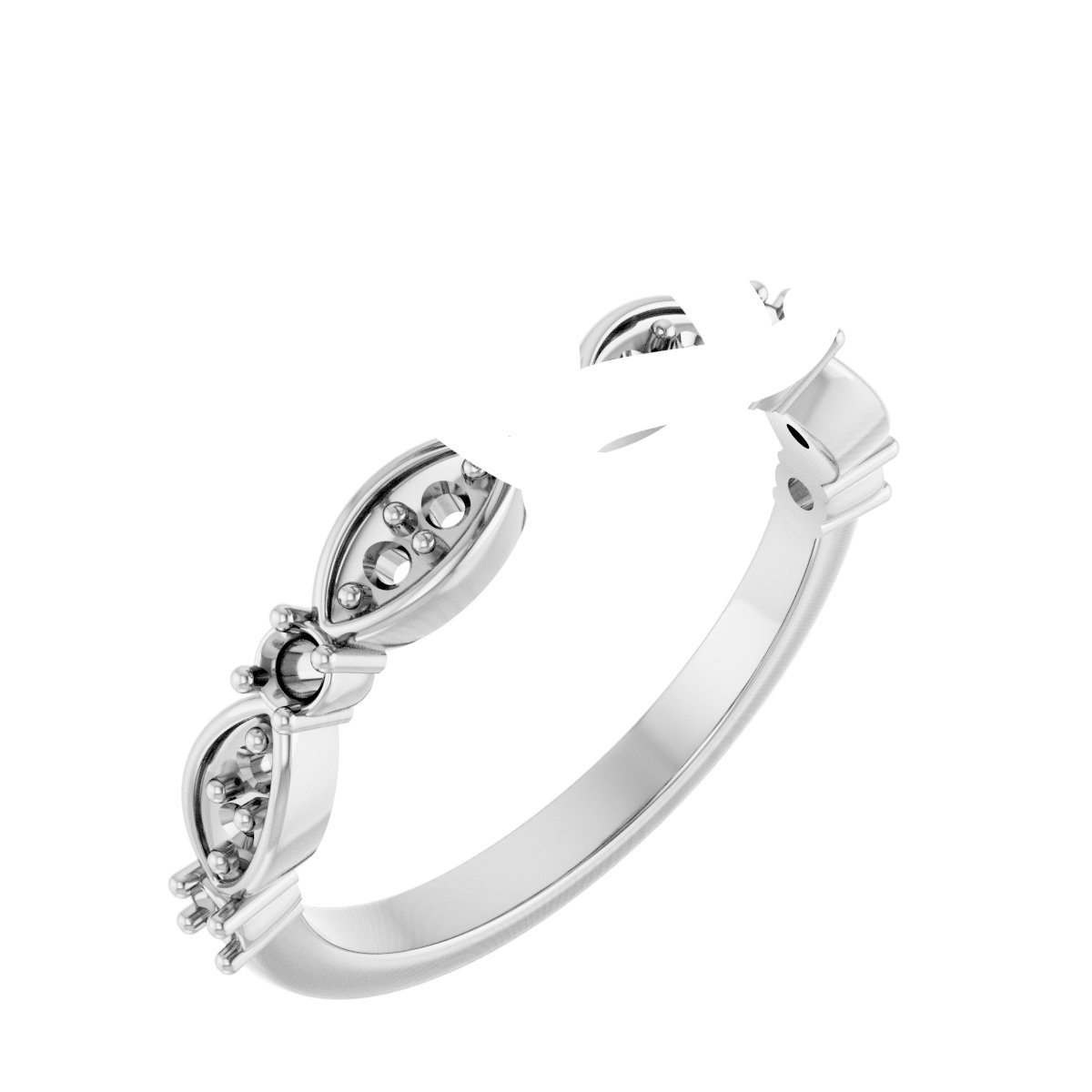 Accented Engagement Ring