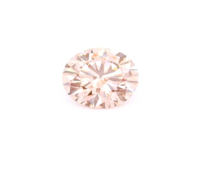 ROUND 3.05ct Fancy Intense Pink VVS2