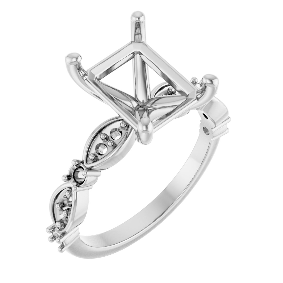 Accented Engagement Ring