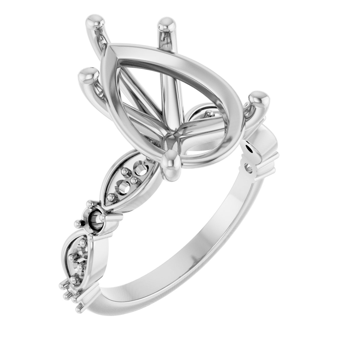 Accented Engagement Ring