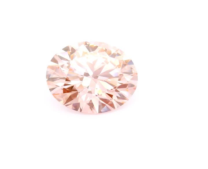 ROUND 5.10ct Fancy Intense Pink VVS2