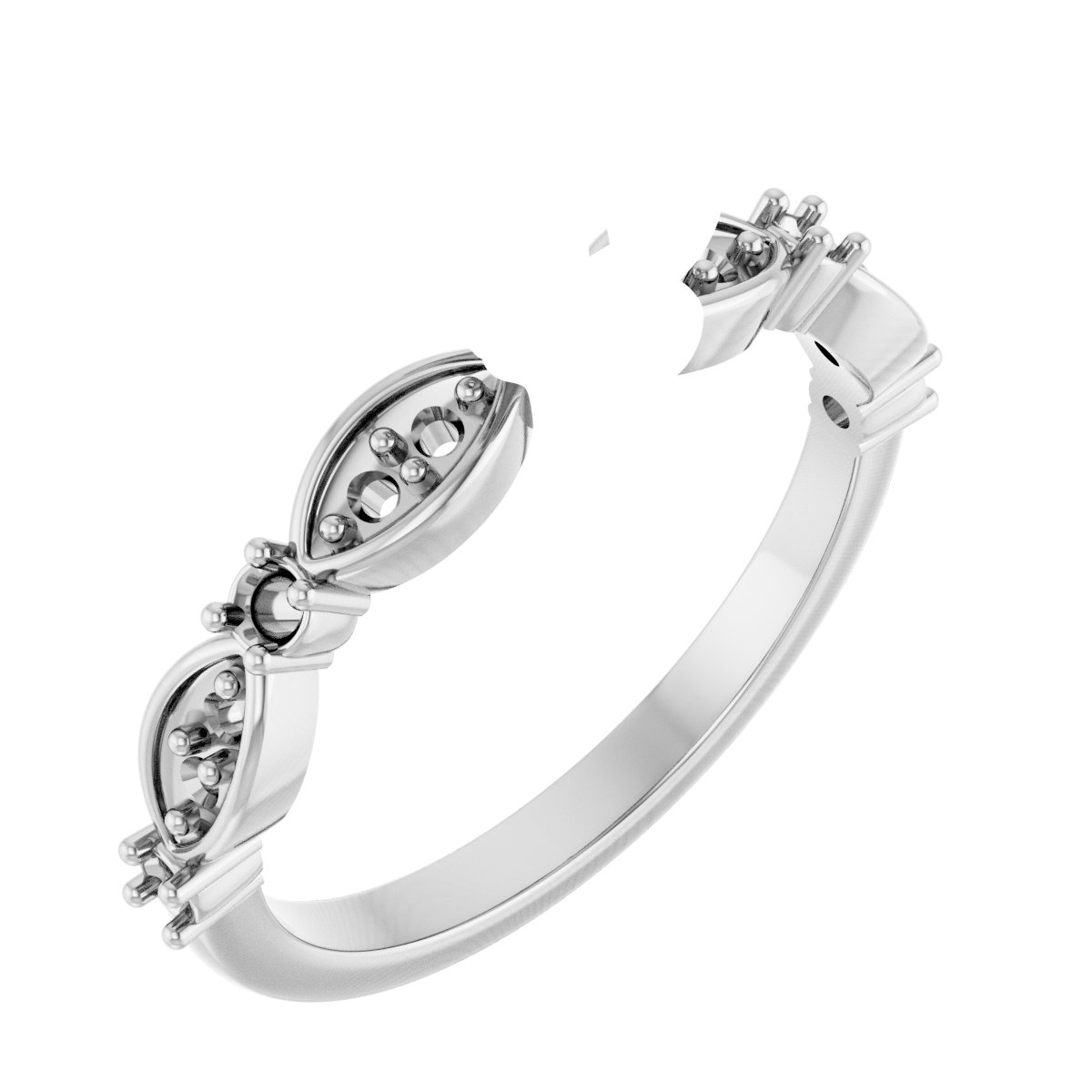 Accented Engagement Ring