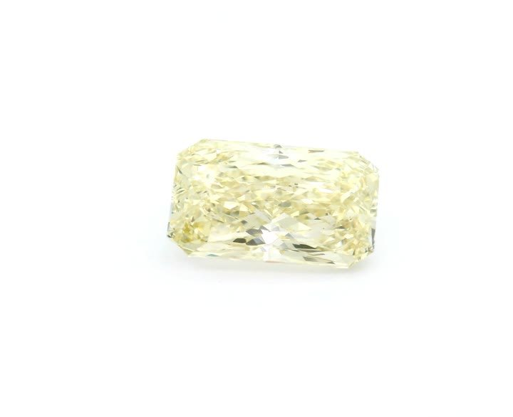 RADIANT 4.22ct Fancy Intense Yellow VS1