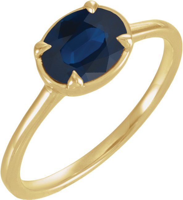 Claw-Prong Bezel-Style Solitaire Ring