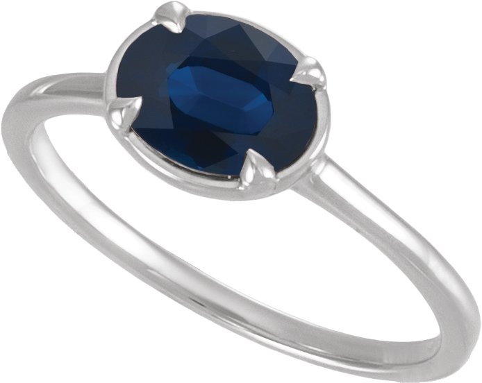 Claw-Prong Bezel-Style Solitaire Ring
