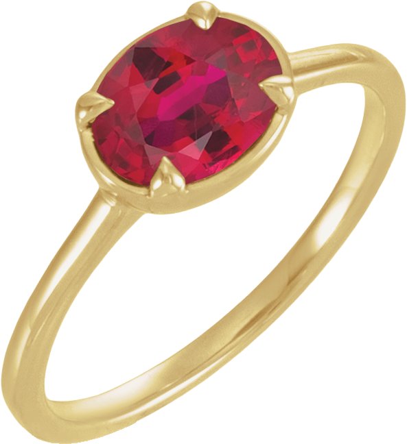 Claw-Prong Bezel-Style Solitaire Ring