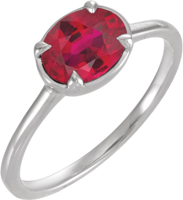 Claw-Prong Bezel-Style Solitaire Ring