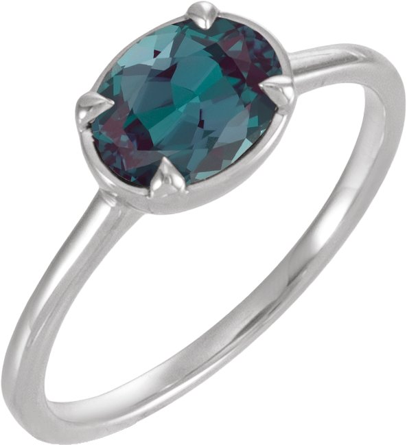 Claw-Prong Bezel-Style Solitaire Ring