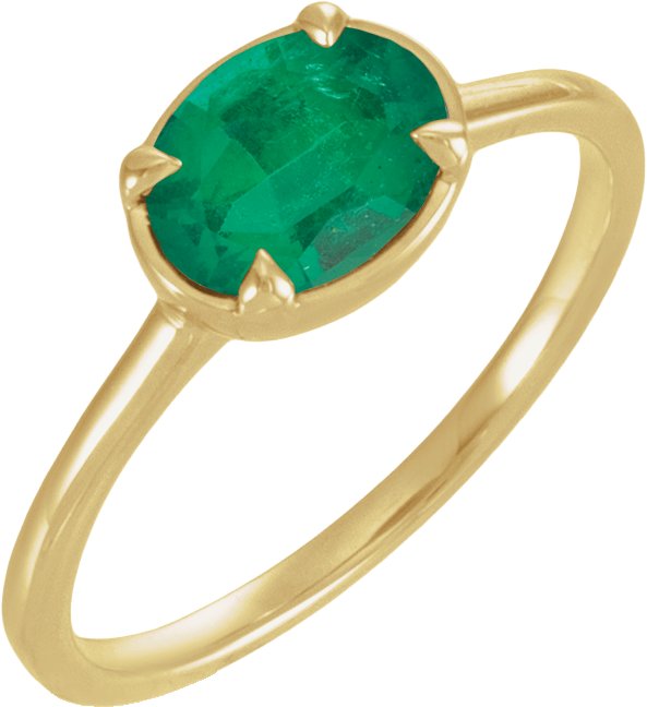 Claw-Prong Bezel-Style Solitaire Ring